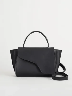 ATP Atelier - Arezzo Black Leather Handbag