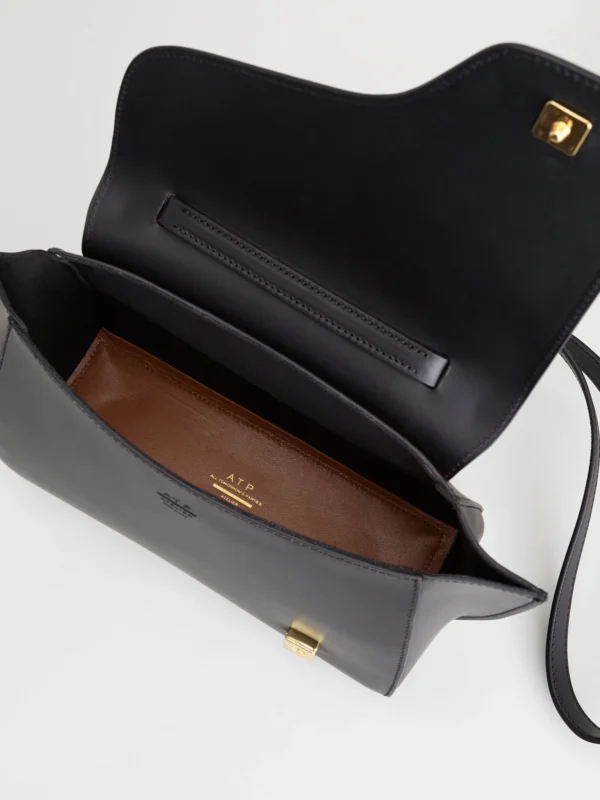 ATP Atelier - Arezzo Black Leather Handbag