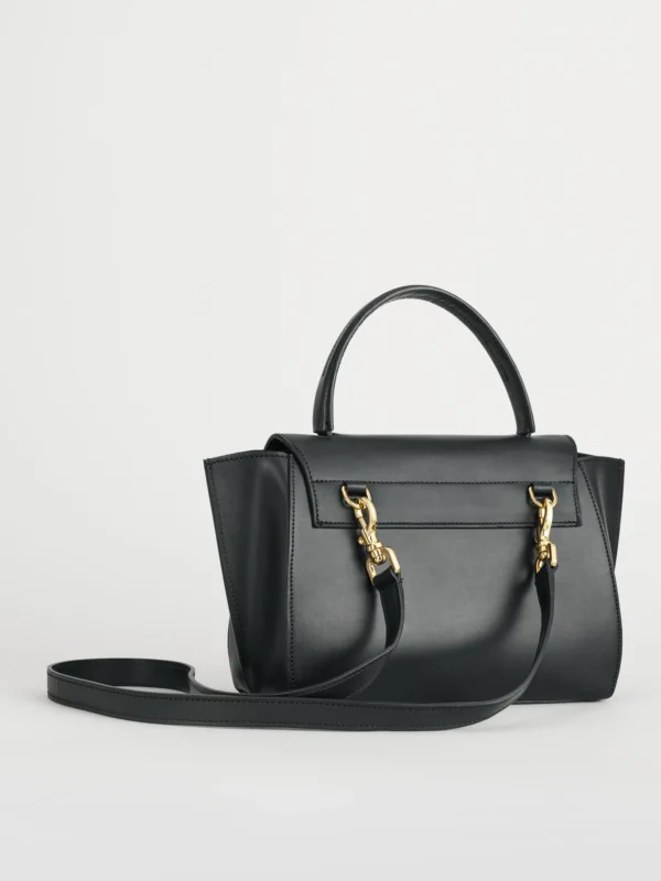 ATP Atelier - Arezzo Black Leather Handbag