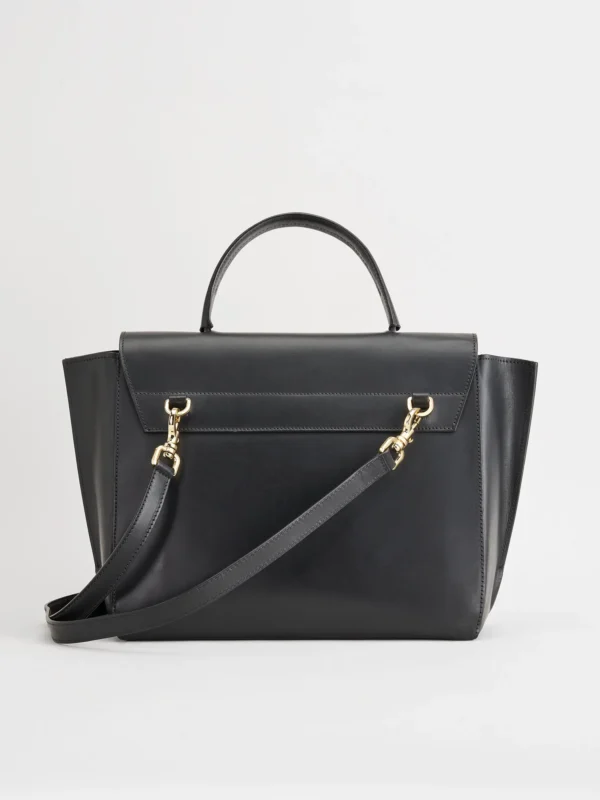 ATP Atelier - Volterra Black Leather Large Handbag