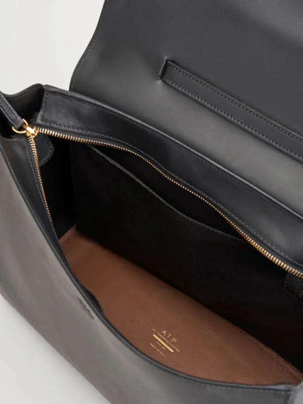 ATP Atelier - Volterra Black Leather Large Handbag