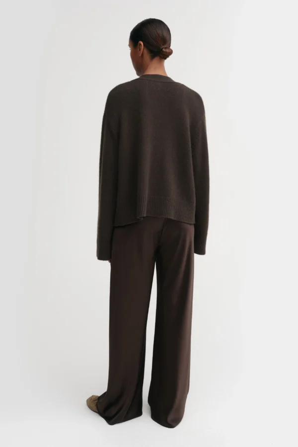 Almada Label - Beja Cardigan Chocolate