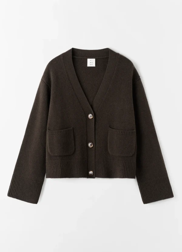 Almada Label - Beja Cardigan Chocolate