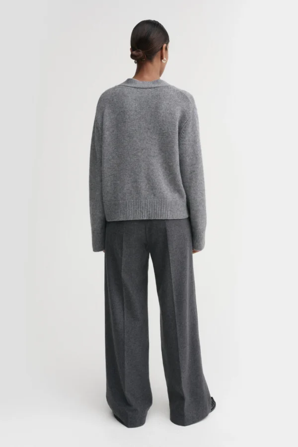 Almada Label - Beja Cardigan Grey