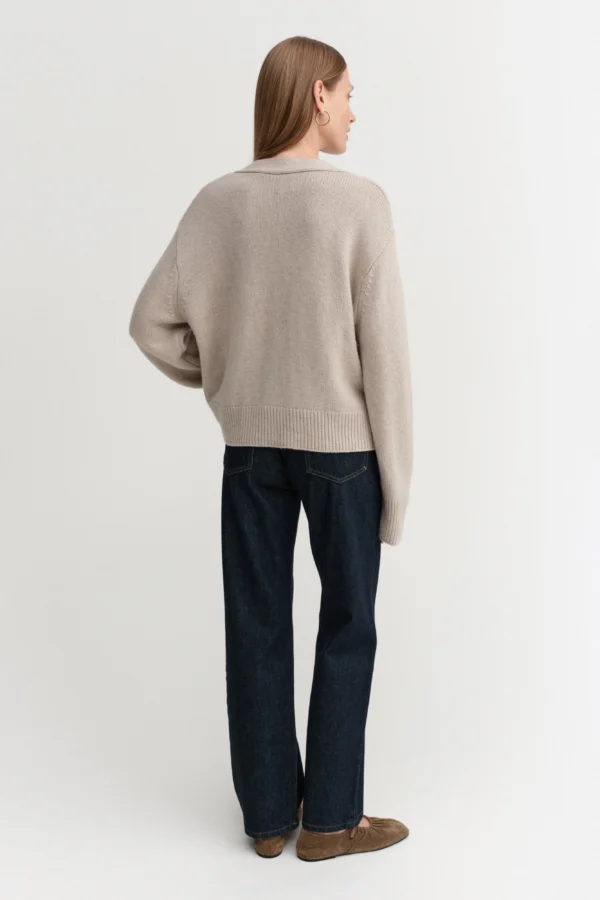 Almada Label - Beja Cardigan Taupe