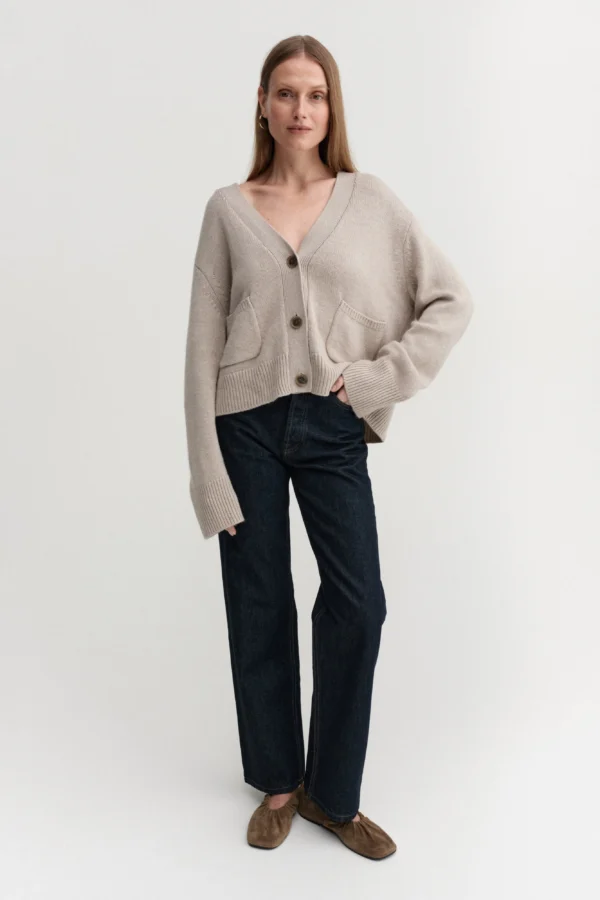 Almada Label - Beja Cardigan Taupe