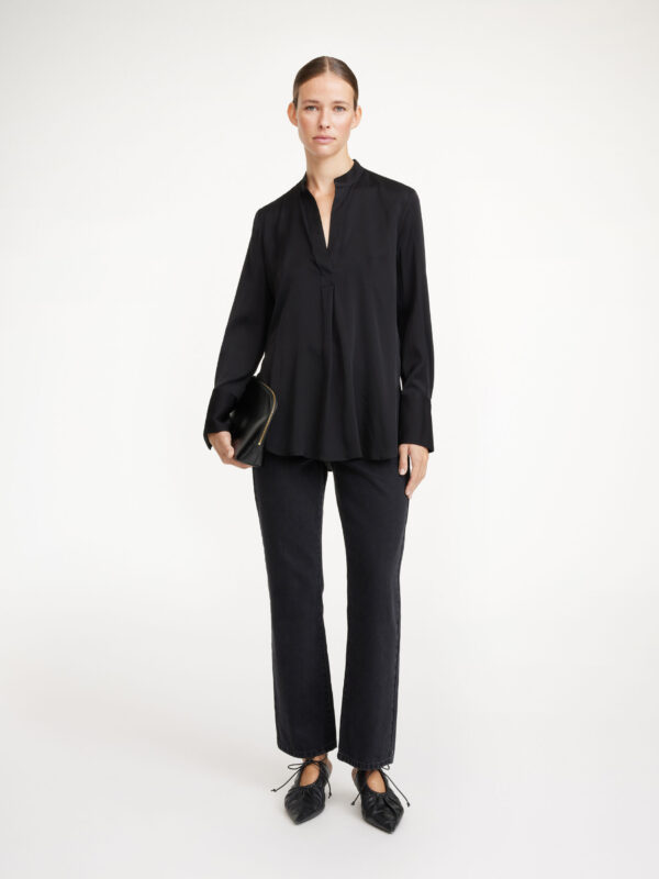 By Malene Birger - Mabillon Silk Shirt Black