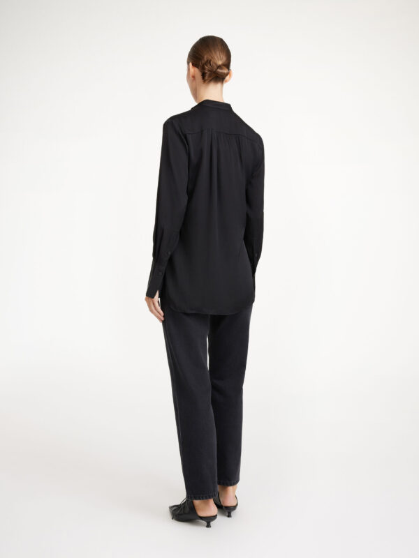 By Malene Birger - Mabillon Silk Shirt Black