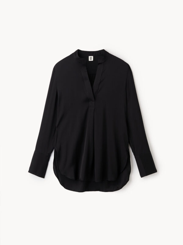 By Malene Birger - Mabillon Silk Shirt Black