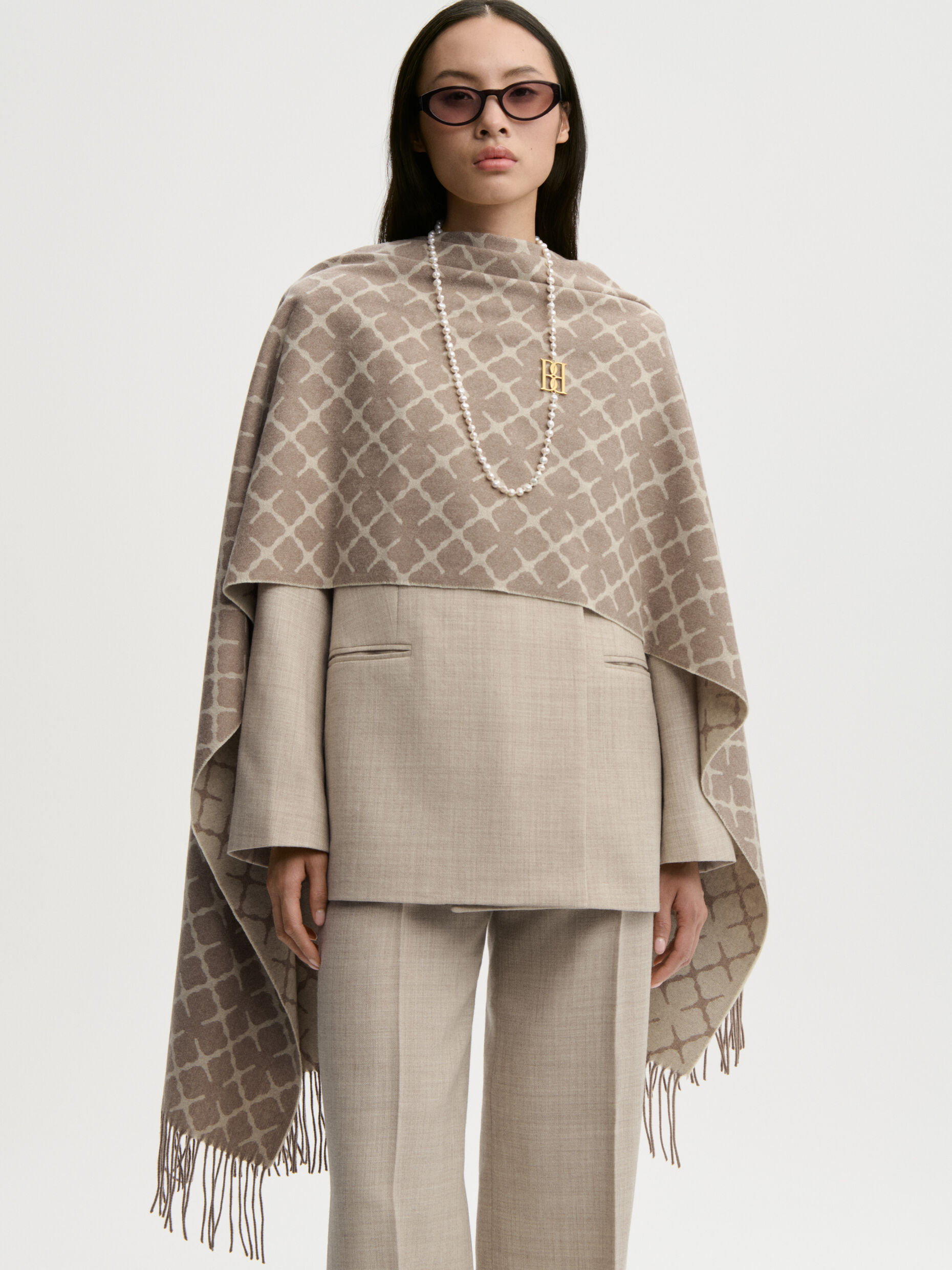 By Malene Birger - Ortega Cashmere-Blend Scarf Fosil