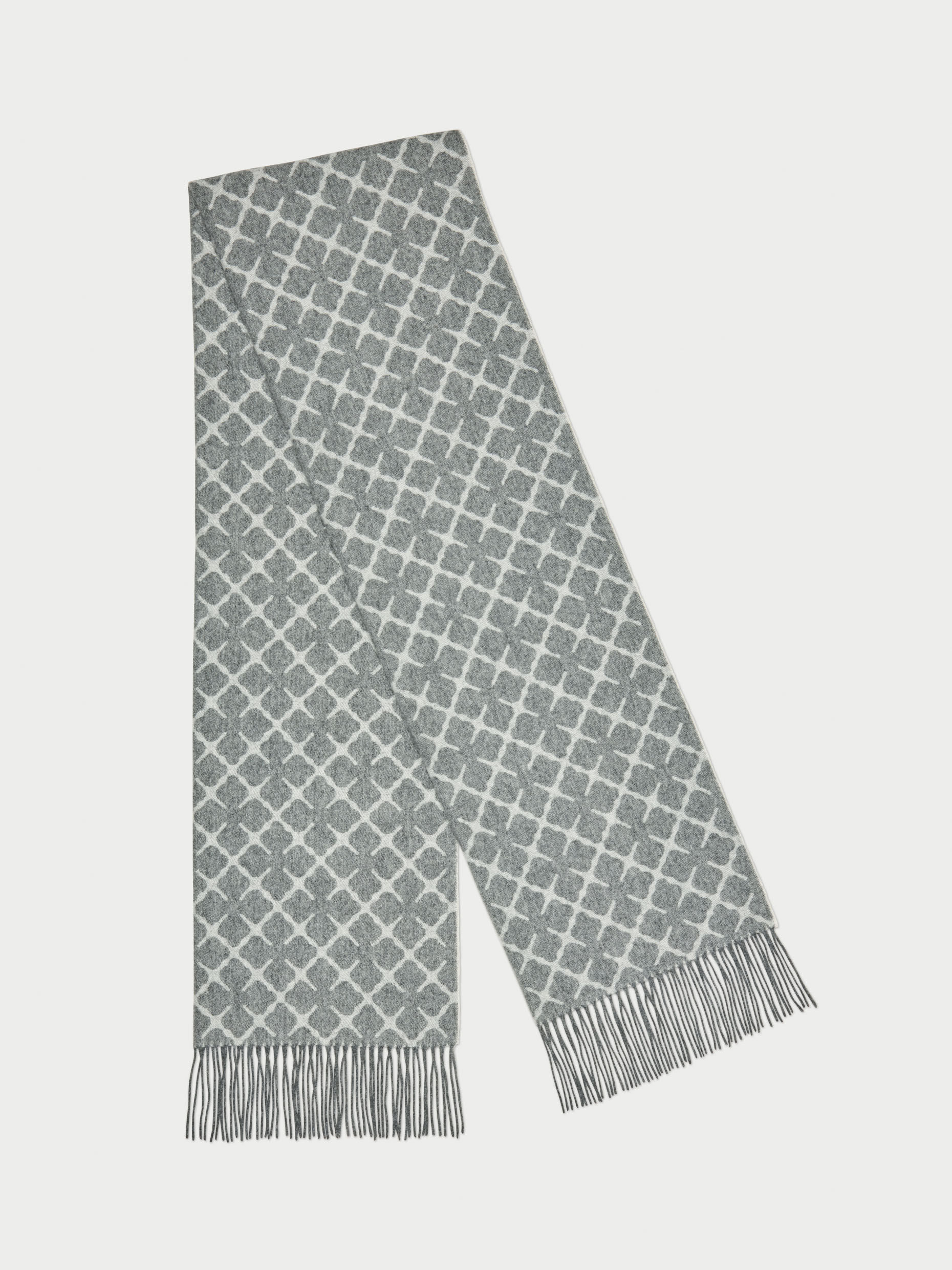 By Malene Birger - Ortega Cashmere-Blend Scarf Grey Melange