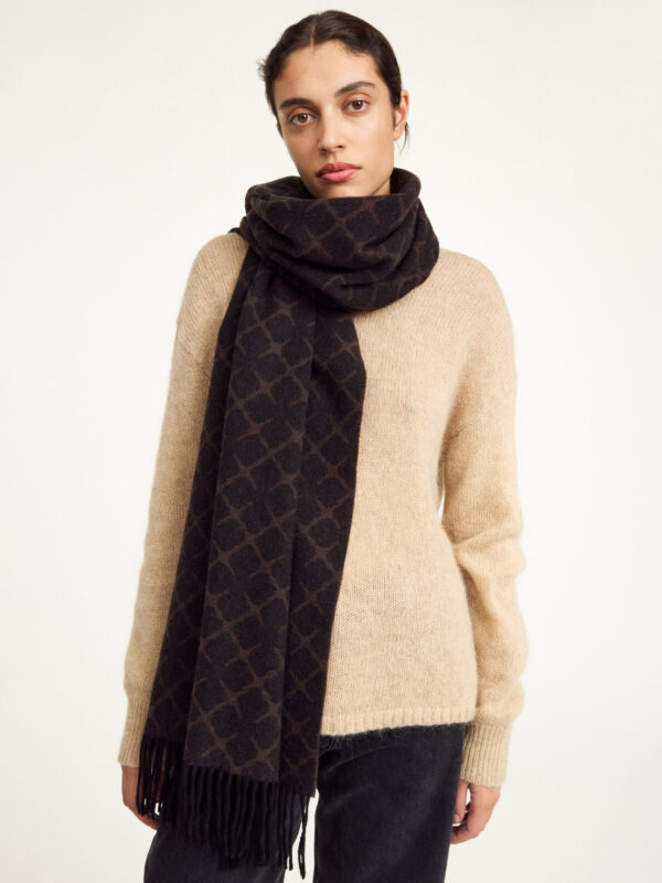 By Malene Birger - Ortega Scarf Dark Chocolate