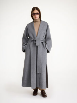 By Malene Birger - Trullem Wool Coat Grey Melange