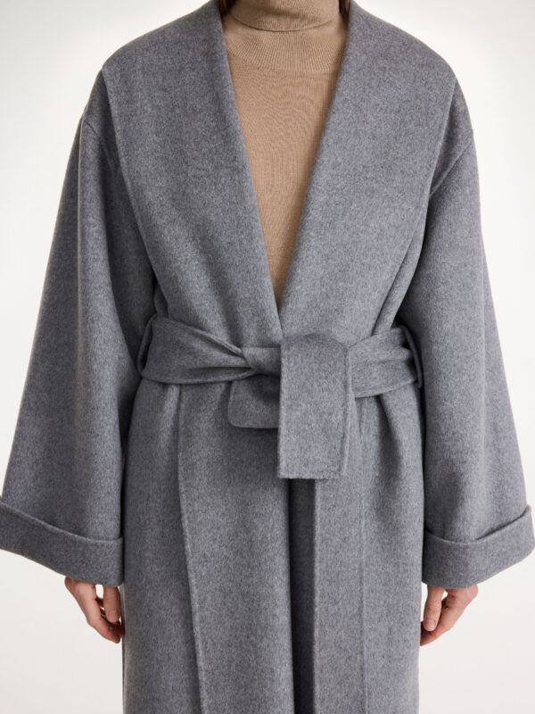 By Malene Birger - Trullem Wool Coat Grey Melange