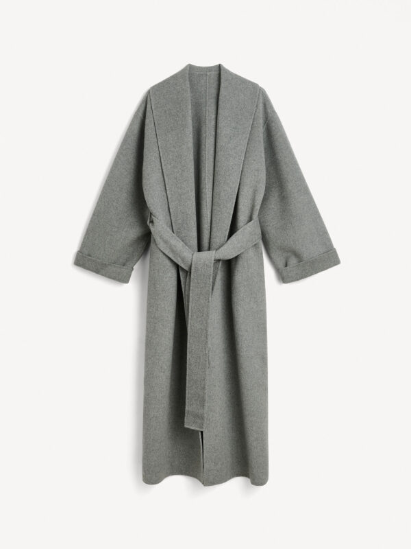 By Malene Birger - Trullem Wool Coat Grey Melange