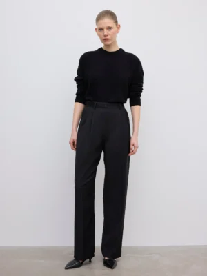 Dagmar - Wide Suit Trouser Black