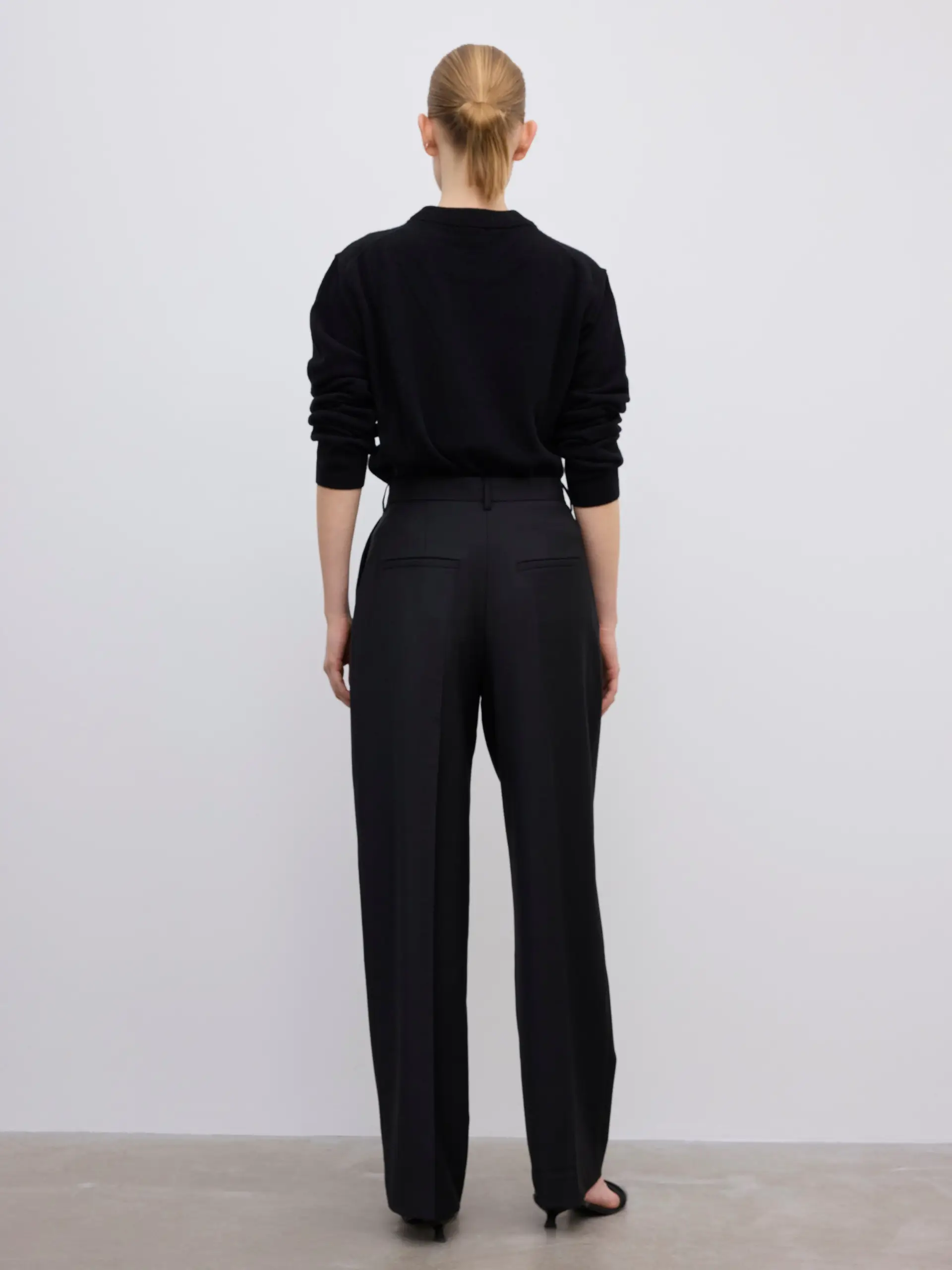 Dagmar - Wide Suit Trouser Black