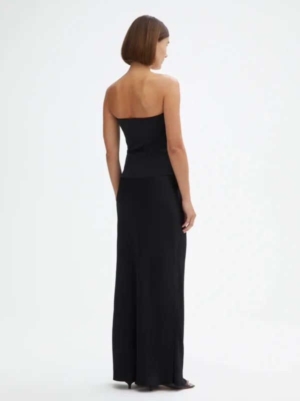 House of Dagmar - Sculpted Tube Top Black