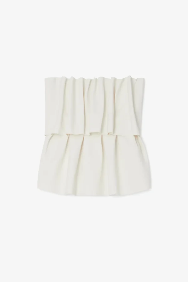 House of Dagmar - Sculpted Tube Top White