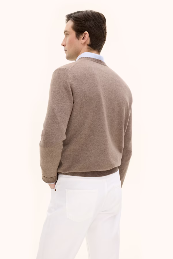 Oscar Jacobson - Valter Roundneck Beige
