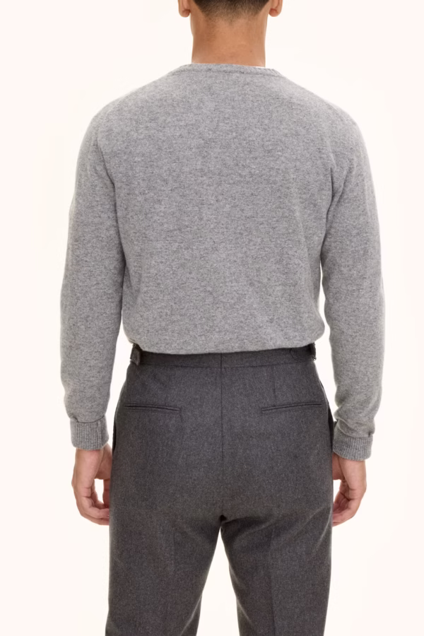 Oscar Jacobson - Valter Roundneck Light Grey