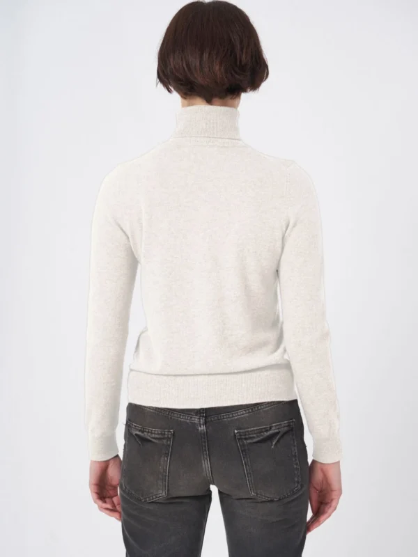 Repeat Cashmere - Cashmere Turtleneck Sweater Cream