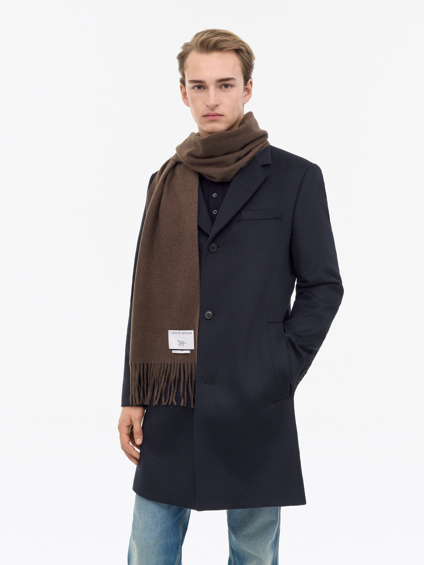 Tiger of Sweden - Sylan Scarf Dark Brown