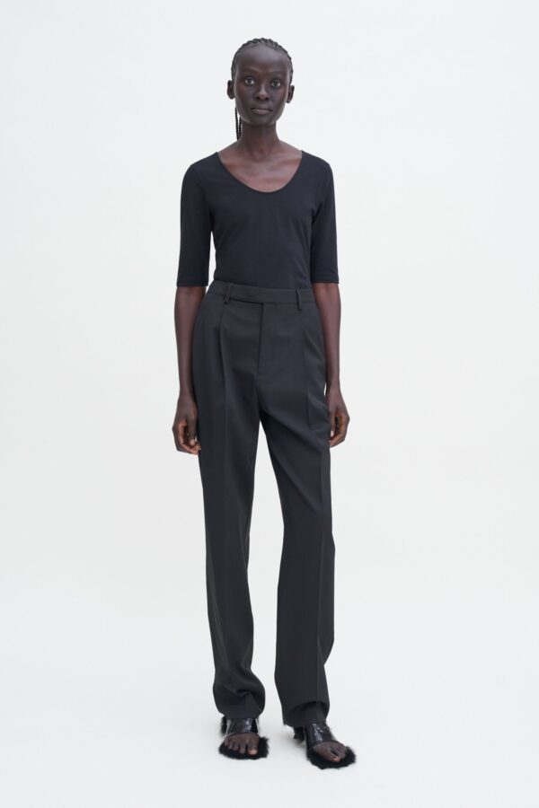 Filippa K - Cotton Stretch Scoop Neck Top - Image 6