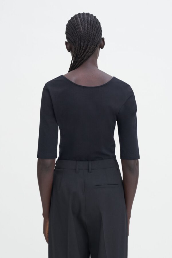 Filippa K - Cotton Stretch Scoop Neck Top - Image 7