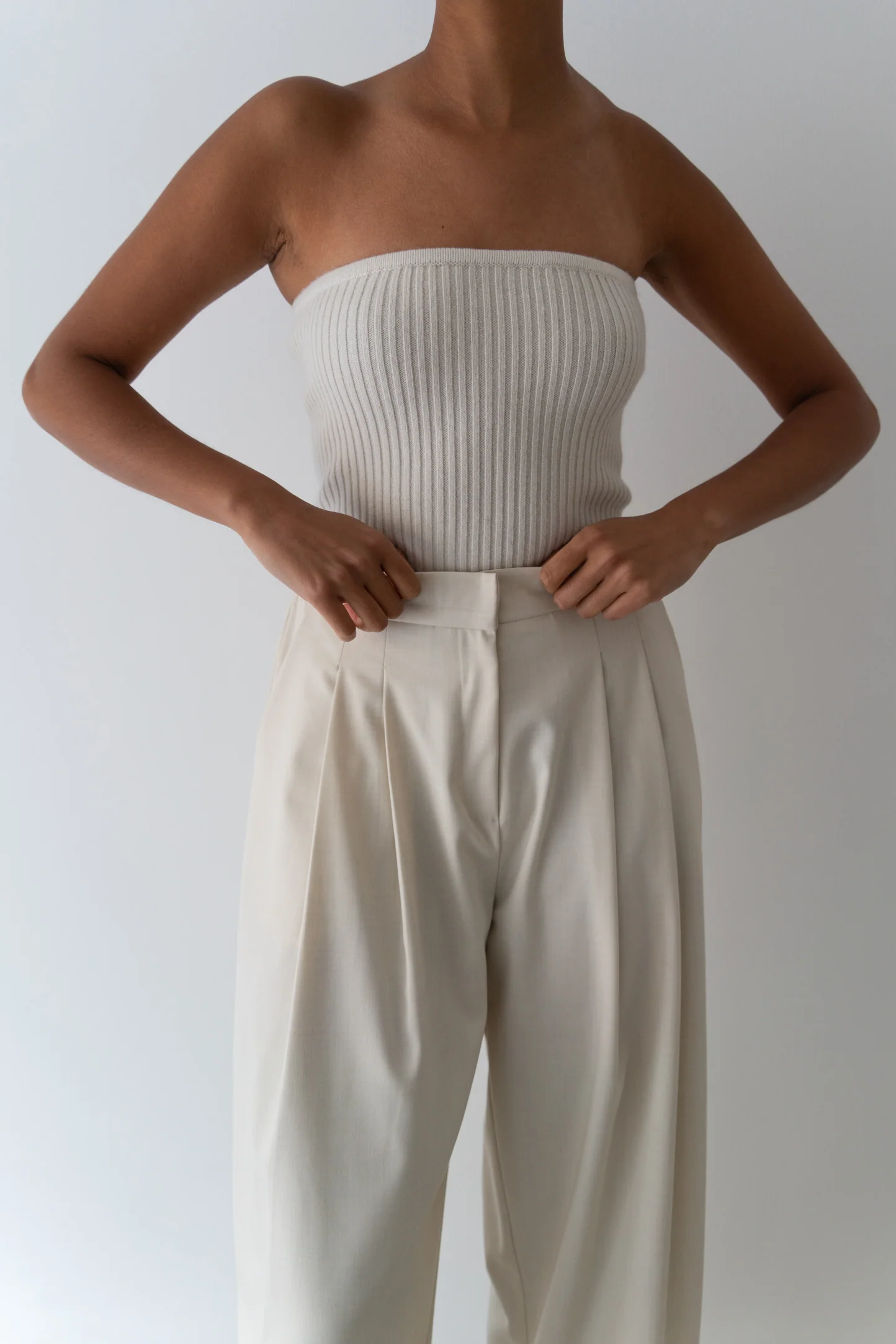 Feel Everything Strapless Knit Top