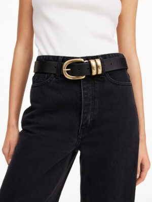 By Malene Birger - Zoira Leathr Belt Black