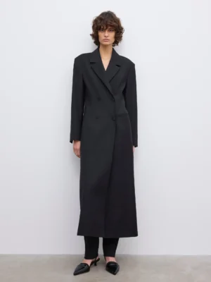 Dagmar - Long Tailored Blazer Black