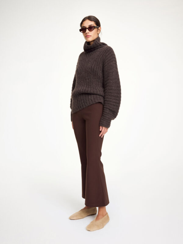 By Malene Birger - Vilanna High-waist Trousers Coffee Brown
