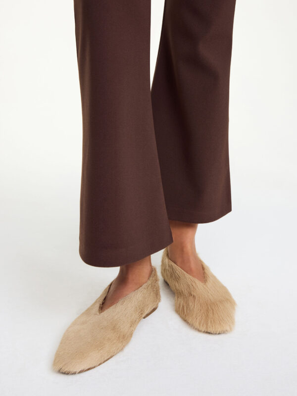 By Malene Birger - Vilanna High-waist Trousers Coffee Brown