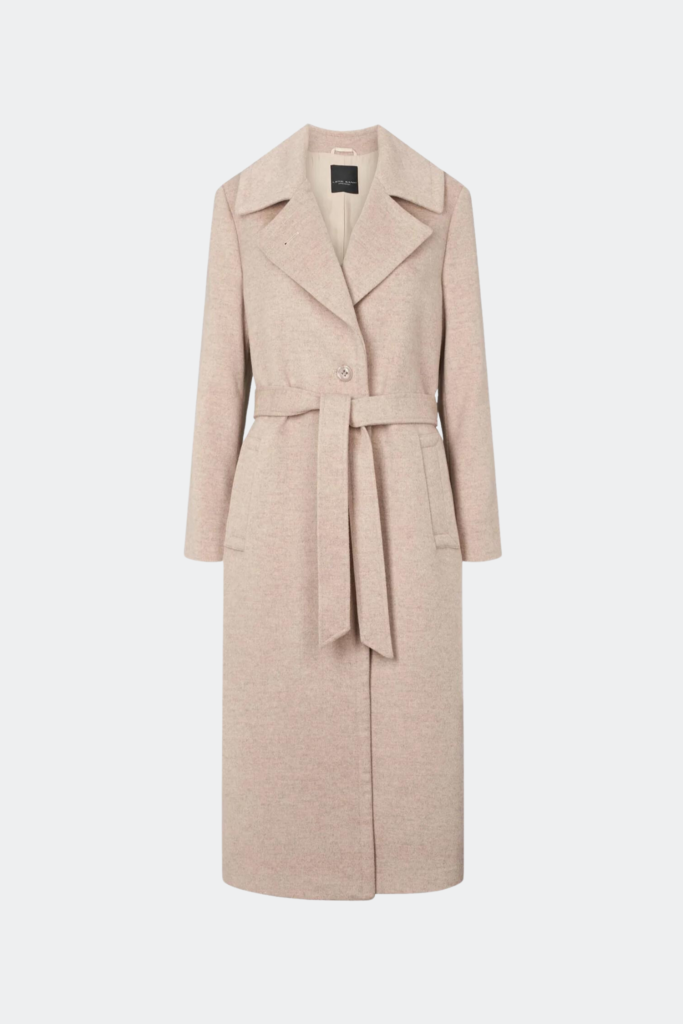 Sand Copenhagen - Cashmere Coat W Clareta Belt Long