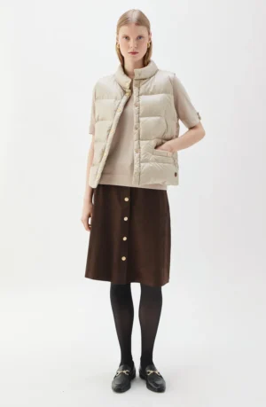 Busnel - Amy Down Vest Light Beige