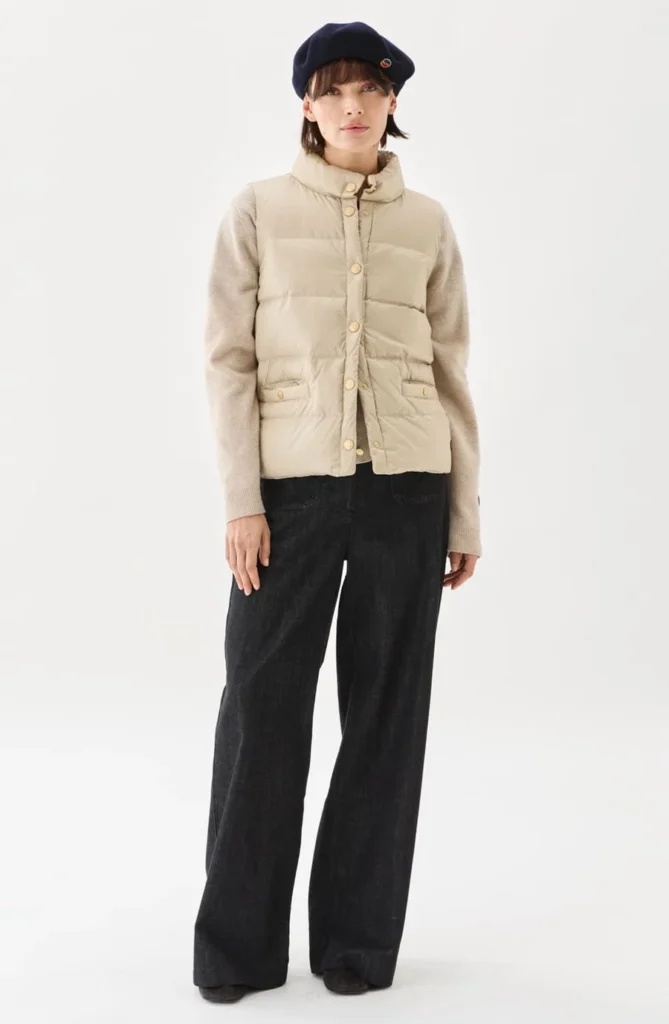 Busnel - Amy Down Vest Light Beige