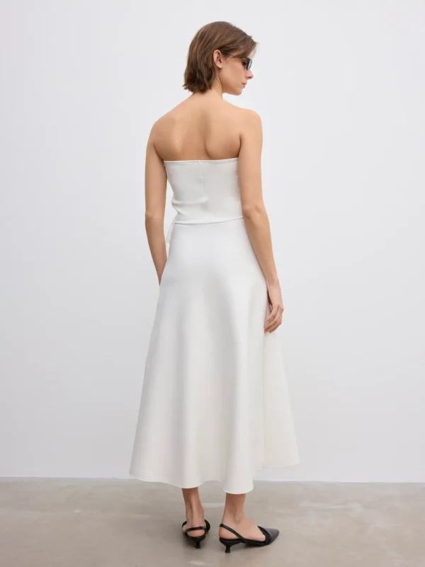 House of Dagmar - Sculpted tube Dress White