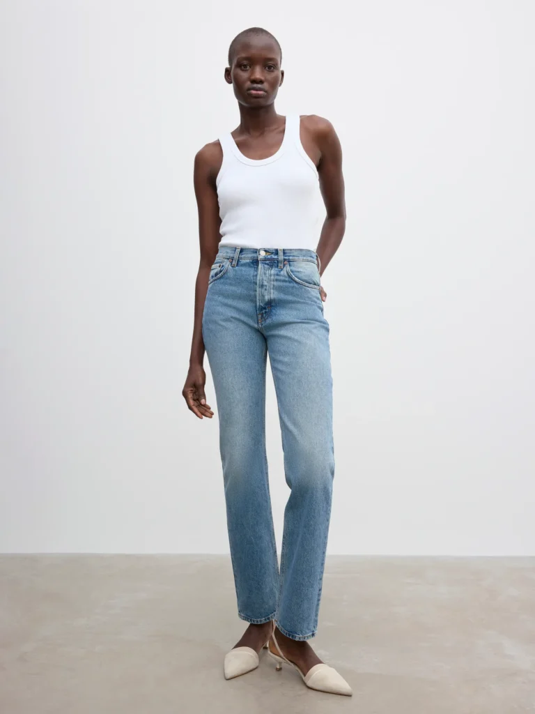 Dagmar - Straight Leg Denim Light Blue