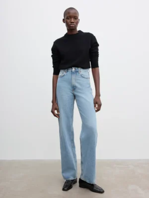 Dagmar - Wide Leg Denim Light Blue