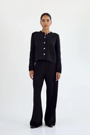 Almada Label - Nova Cardigan Black