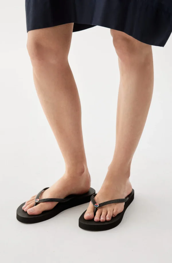 Busnel - Vivi Flip Flops Black/White