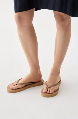 Busnel - Vivi Flip Flops Tan/Gold