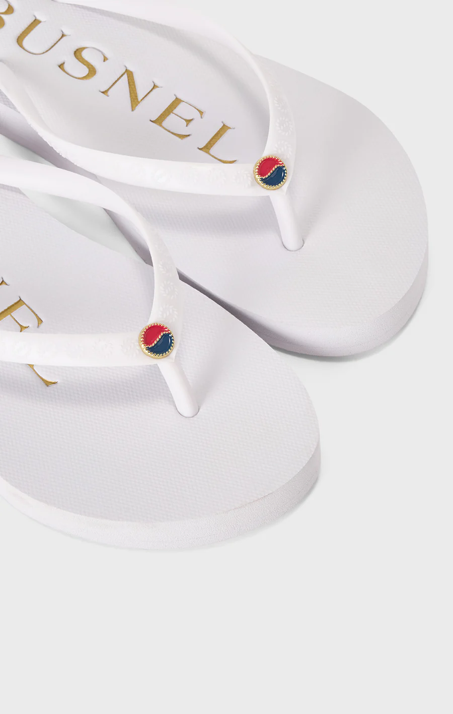 Busnel - Vivi Flip Flops White/Black