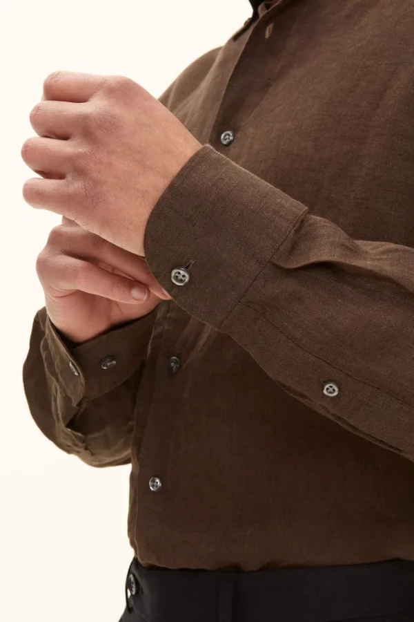 Oscar Jacobson - Button Down Linen Shirt