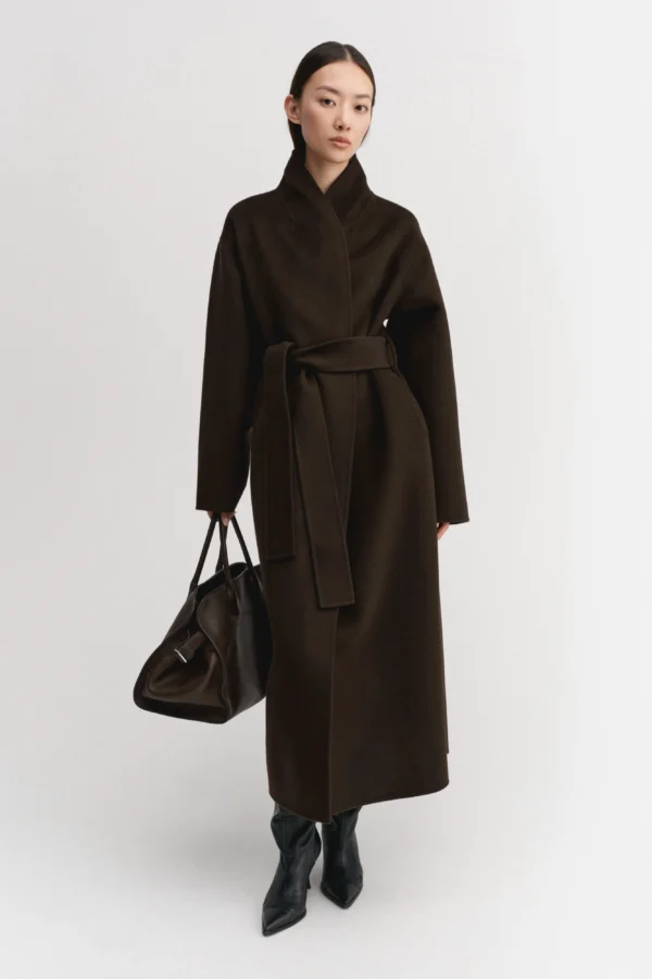 Almada Label - Mara Double Coat Chocolate