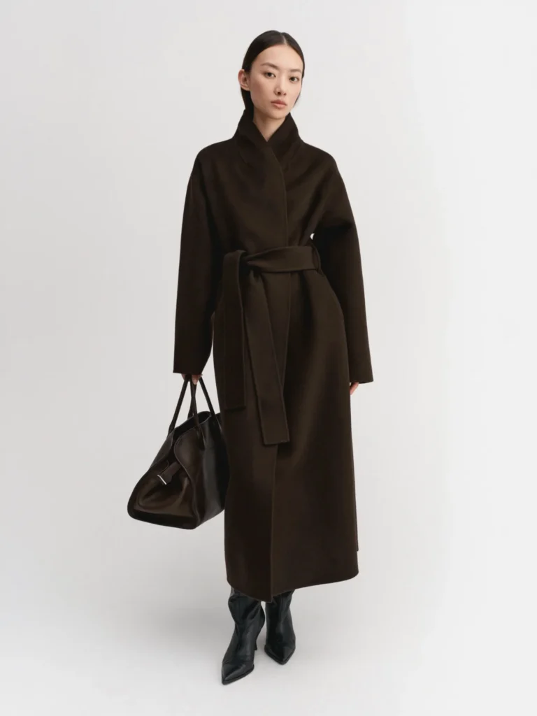 Almada Label - Mara Doublé Coat Chocolate