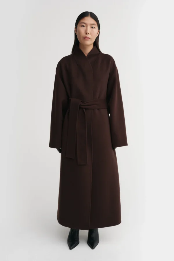 Almada Label - Mara Double Coat Chocolate