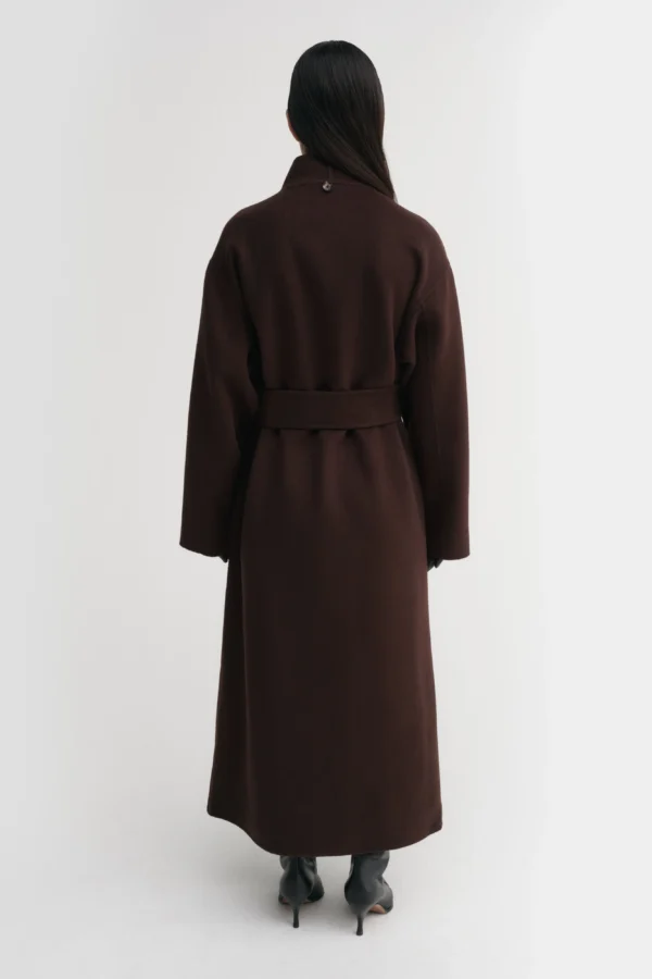 Almada Label - Mara Double Coat Chocolate