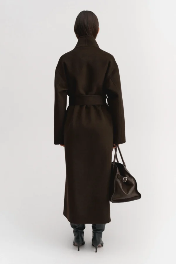 Almada Label - Mara Double Coat Chocolate
